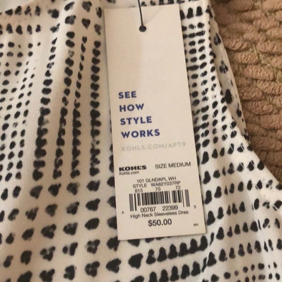 Black & White Apt.9 dress - Picture 4 of 4